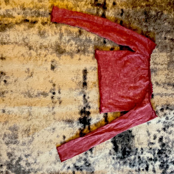 Aeropostale Ribbed Cropped Top - Picture 2 of 2